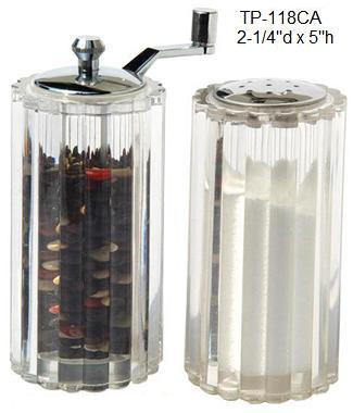 Pepper Mill & Salt Shaker